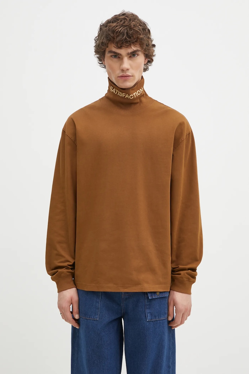 PLEASURES longsleeve bawełniany Satisfaction Turtleneck