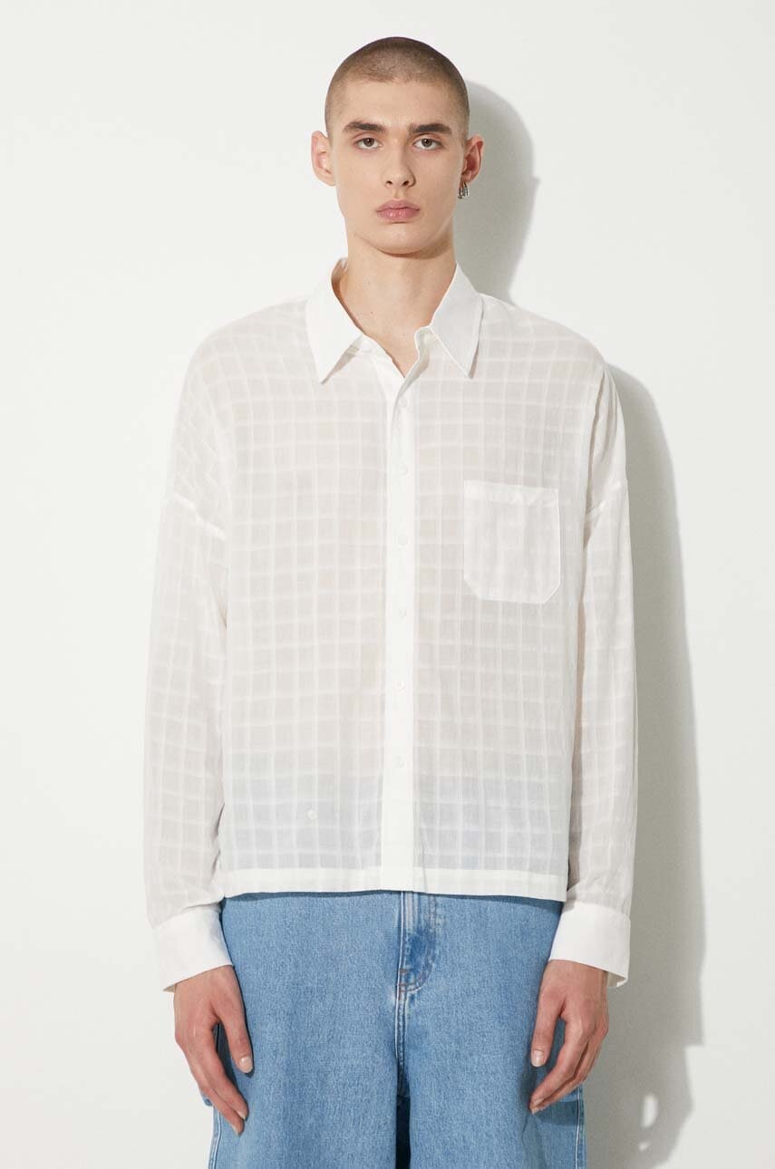 STAMPD koszula bawełniana Cropped Oversized Buttondown