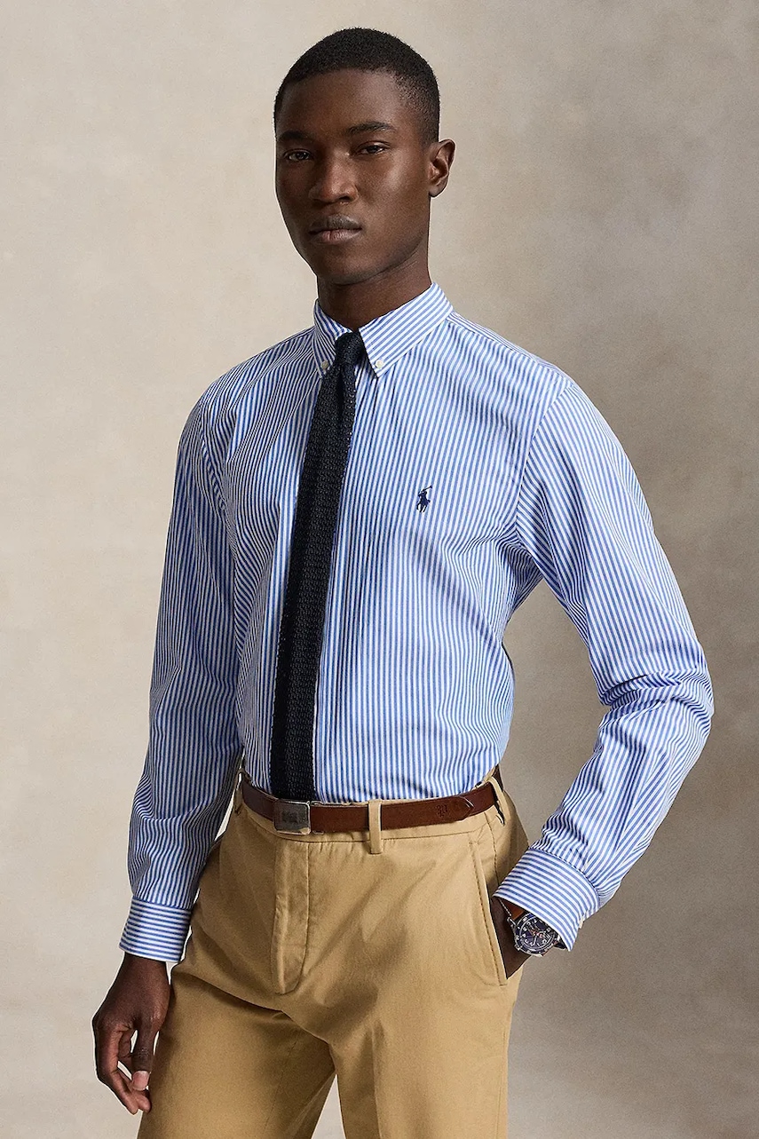 Polo Ralph Lauren koszula bawełniana z elastanem męska