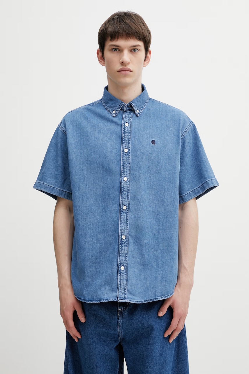 Carhartt WIP S/S Lucas Shirt koszula jeansowa męska