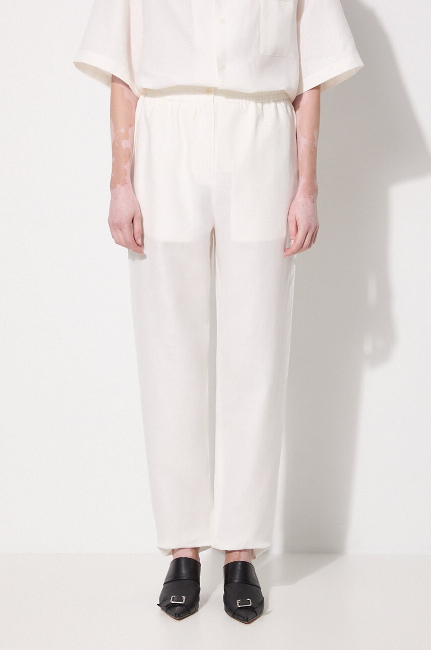 Pangaia spodnie lniane DNA Linen Trousers