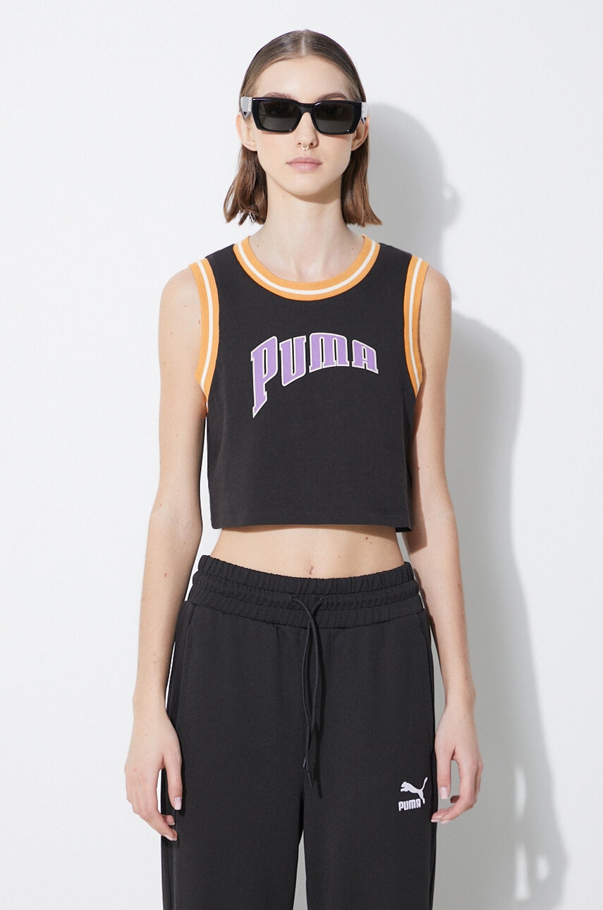 Puma top bawełniany Graphic