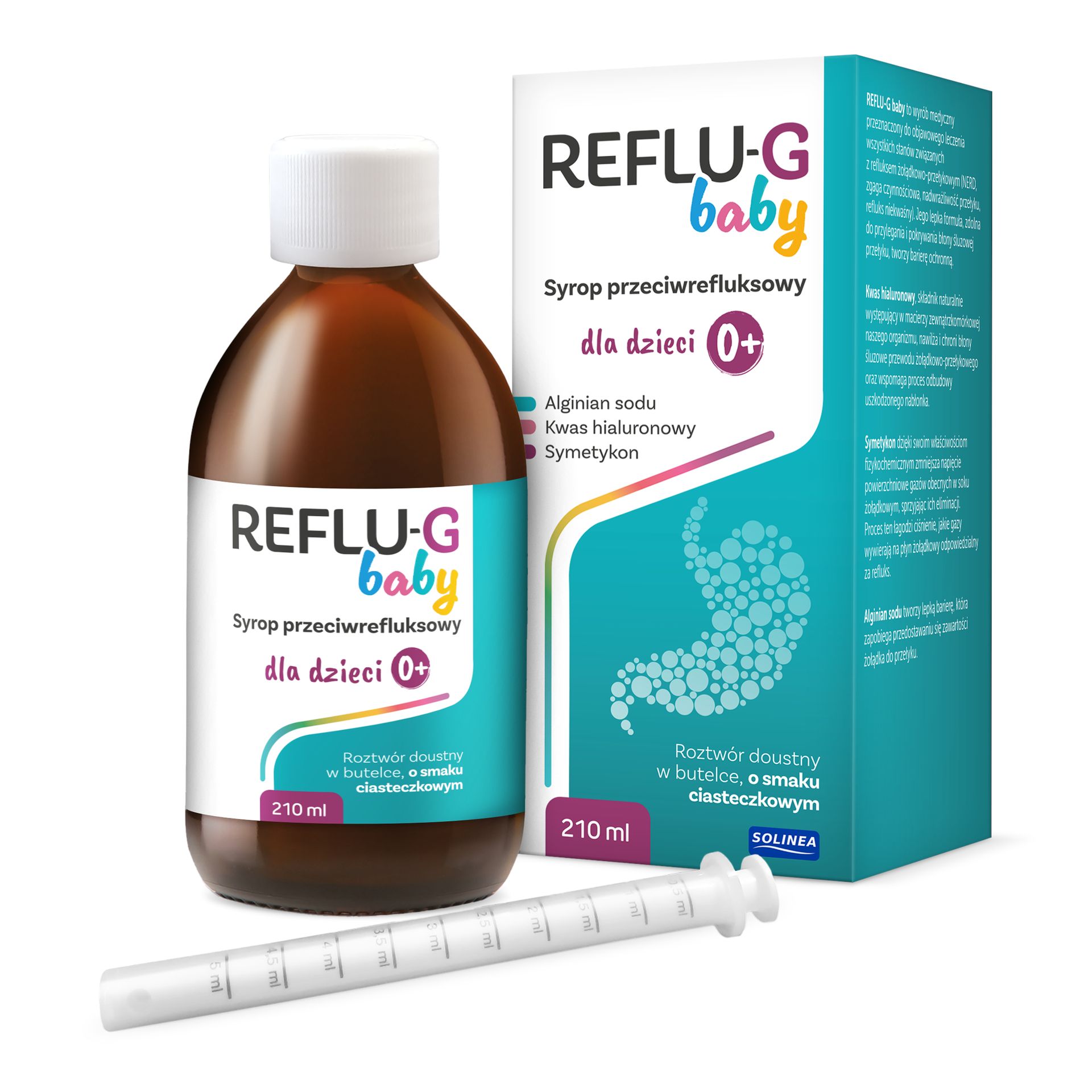 Reflu-G Baby, syrop, 210 ml
