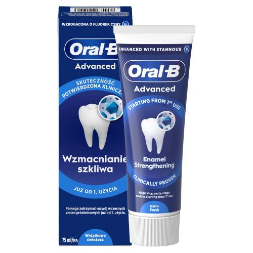 Oral-B Advanced Enamel Strengthening Wzmacnianie szkliwa Pasta do zębów, 75 ml