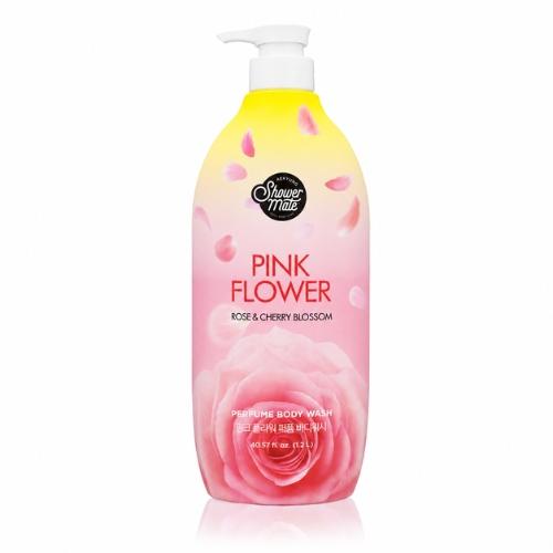Aekyung Showermate Pink Flower Perfumowany żel pod prysznic, 1,2 l