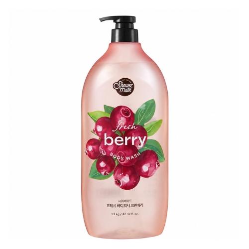 Aekyung Showermate Natural Cranberry Żel pod prysznic, 1,2 l