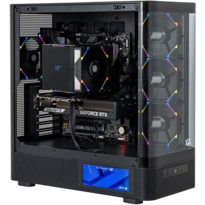 Komputer MAD DOG QUANTUM-PRO-A01DR32 R5-7500X3D 32GB RAM 1TB SSD GeForce RTX5070 DLSS 4 Wi-Fi