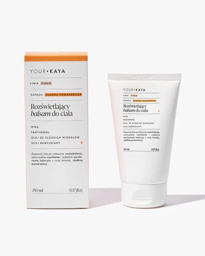 Your Kaya Rozświetlający Balsam do Ciała o Zapachu Słodkiej Pomarańczy 150ml