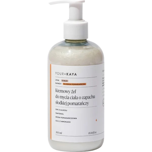 Your Kaya Kremowy Żel do Mycia Ciała o Zapachu Słodkiej Pomarańczy 300ml