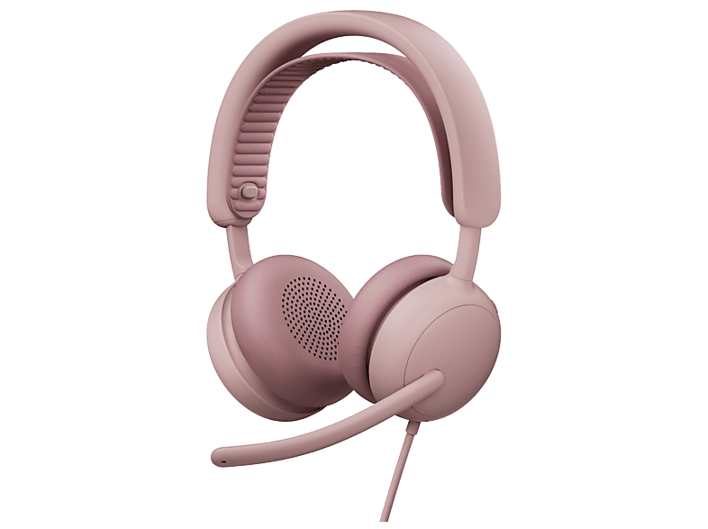 LOGITECH Zone Wired 2 Różowe