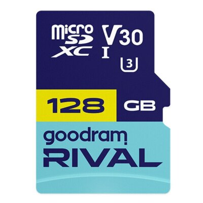 Karta pamięci GOODRAM Rival M3AA microSD 128GB Adapter GGSM3AA-1280R12