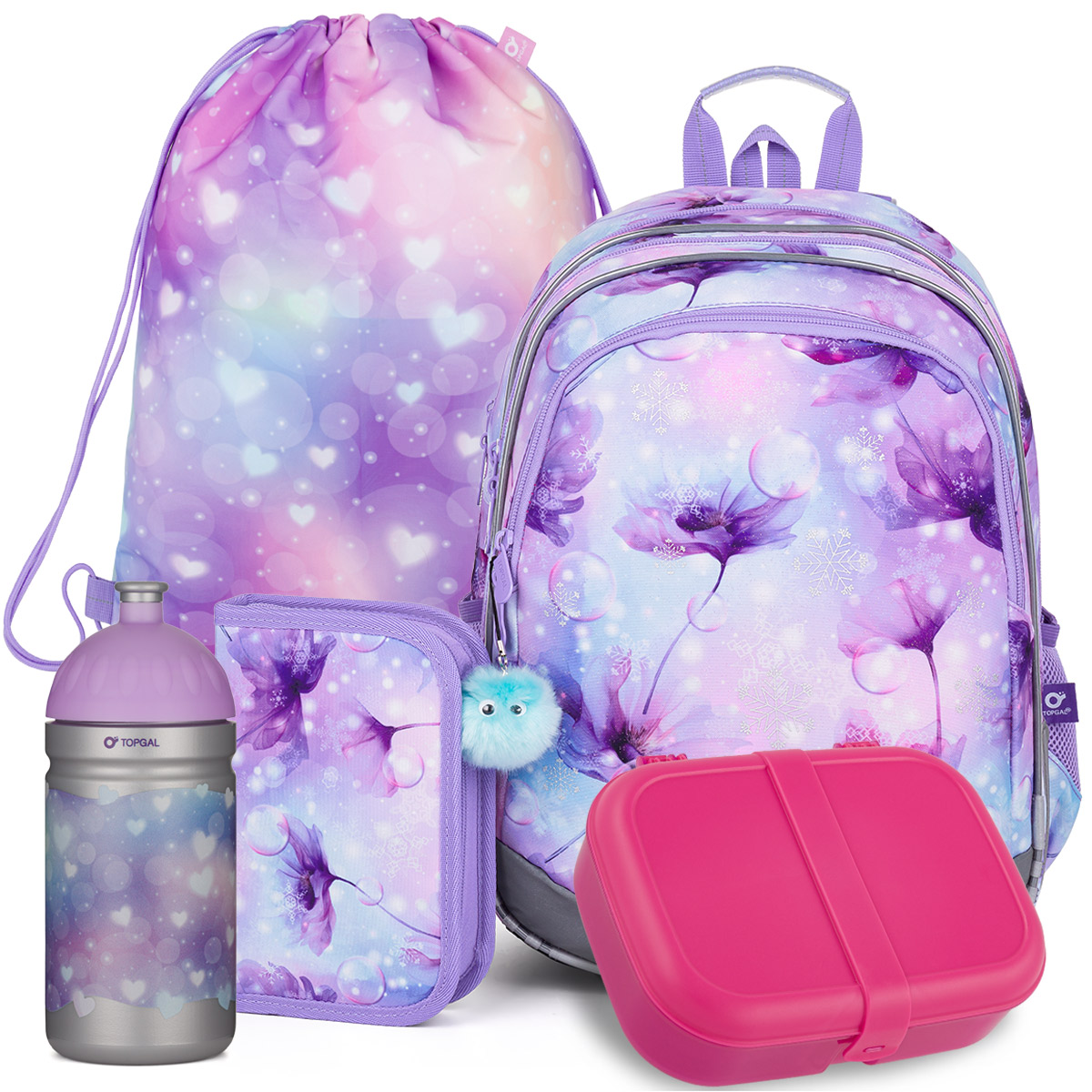 Topgal Komplet szkolny ELLY 24050 SET 5IN1