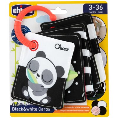 Zabawka edukacyjna CHICCO Sense & Focus Kontrastowe karty sensoryczne 00012551000000
