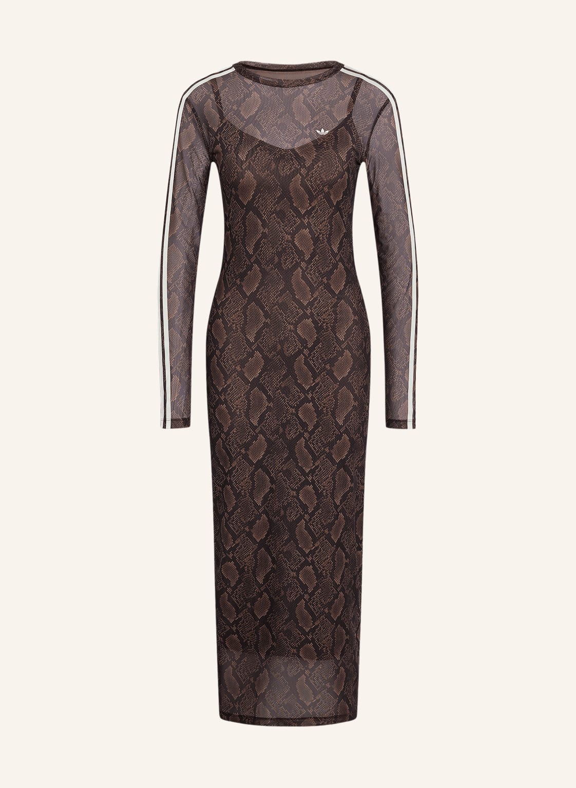 Adidas Originals Sukienka Z Siateczki Snake Print braun
