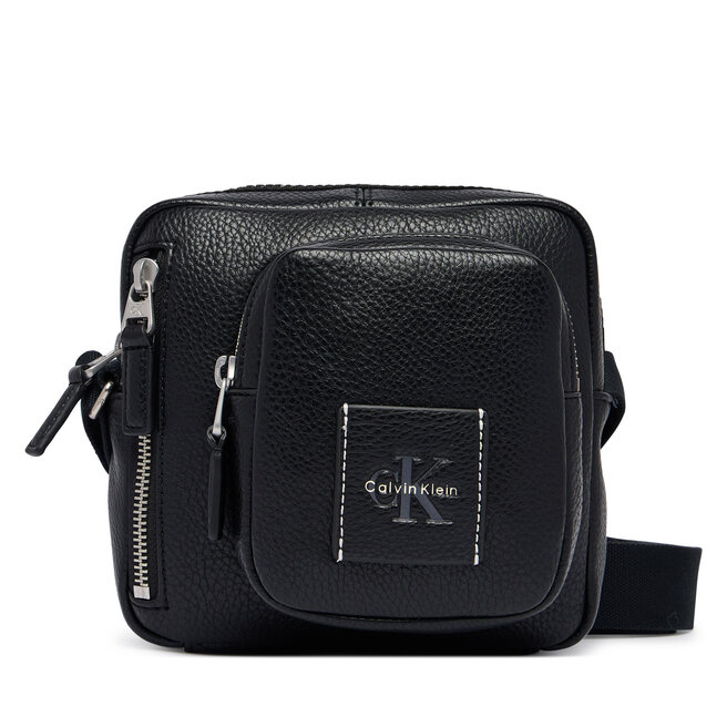 Saszetka Calvin Klein Bold Pebble Square Crossbody LV04D3450G Czarny