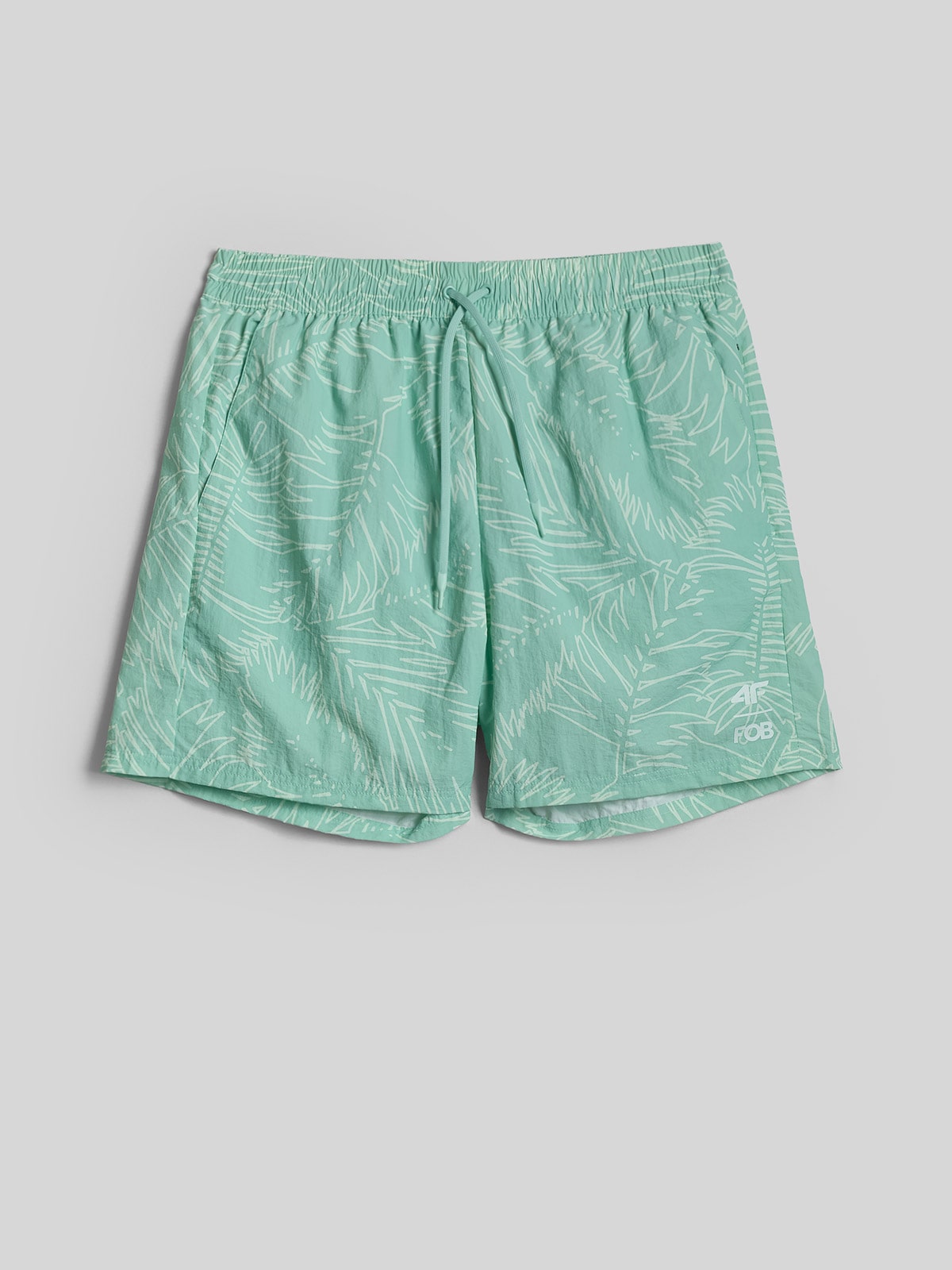 4F Spodenki plażowe boardshorty męskie - zielone XXL