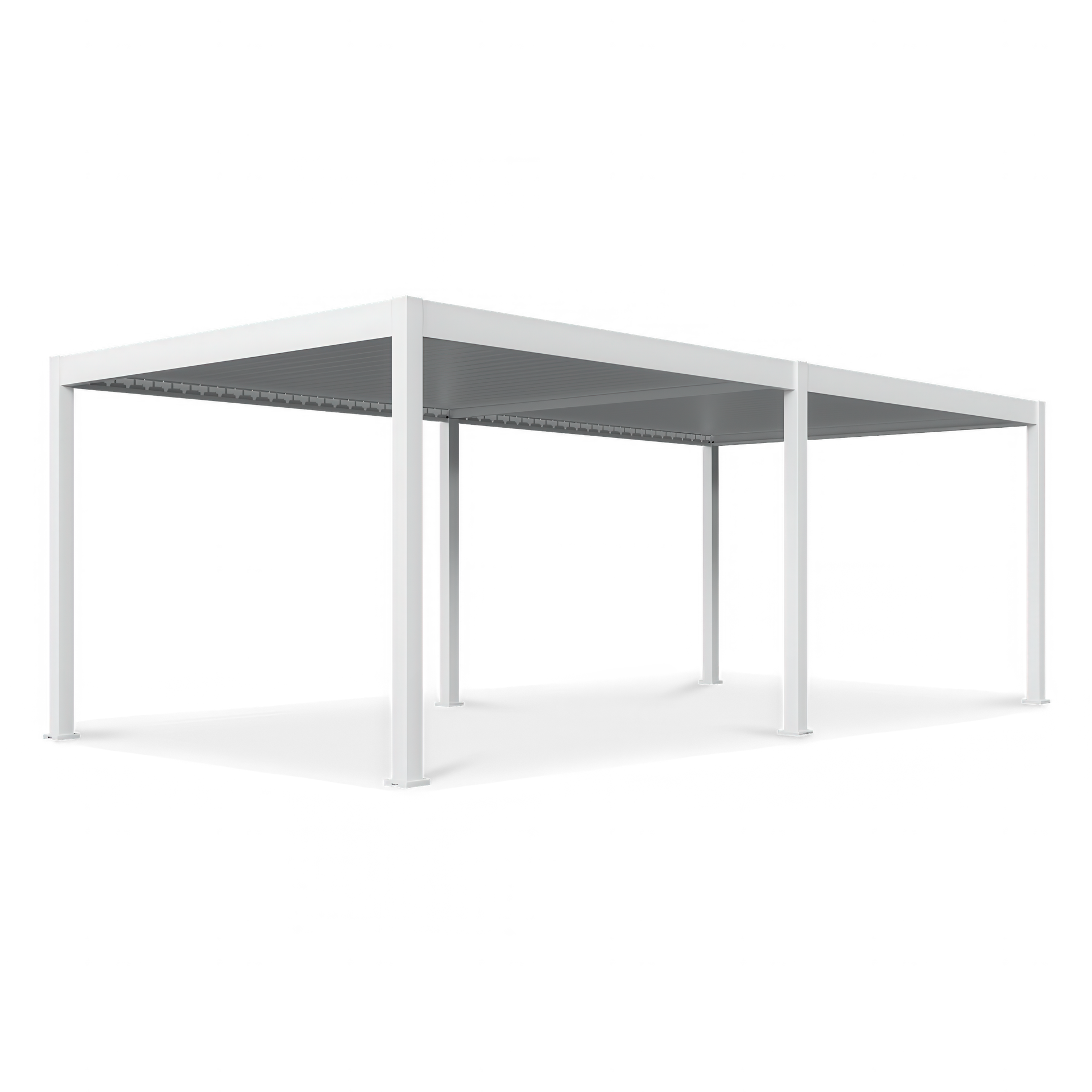 Pergola z oświetleniem LED DELUXE Automatic 3,6x7,2 White - Gutroof