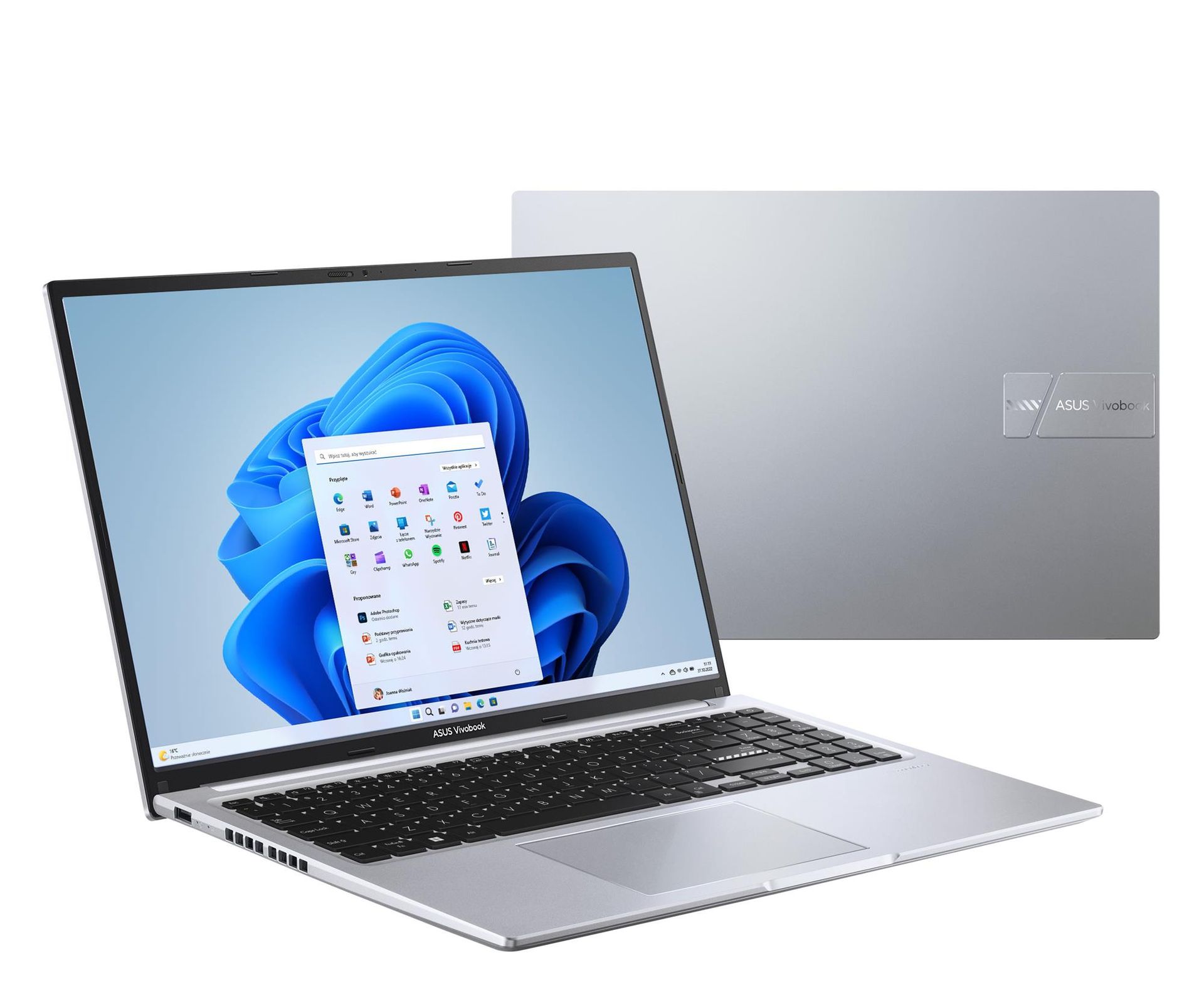 ASUS Vivobook 16 Core 9-270H/16GB/512/Win11 SrebrnyX1605VA-MB2796W