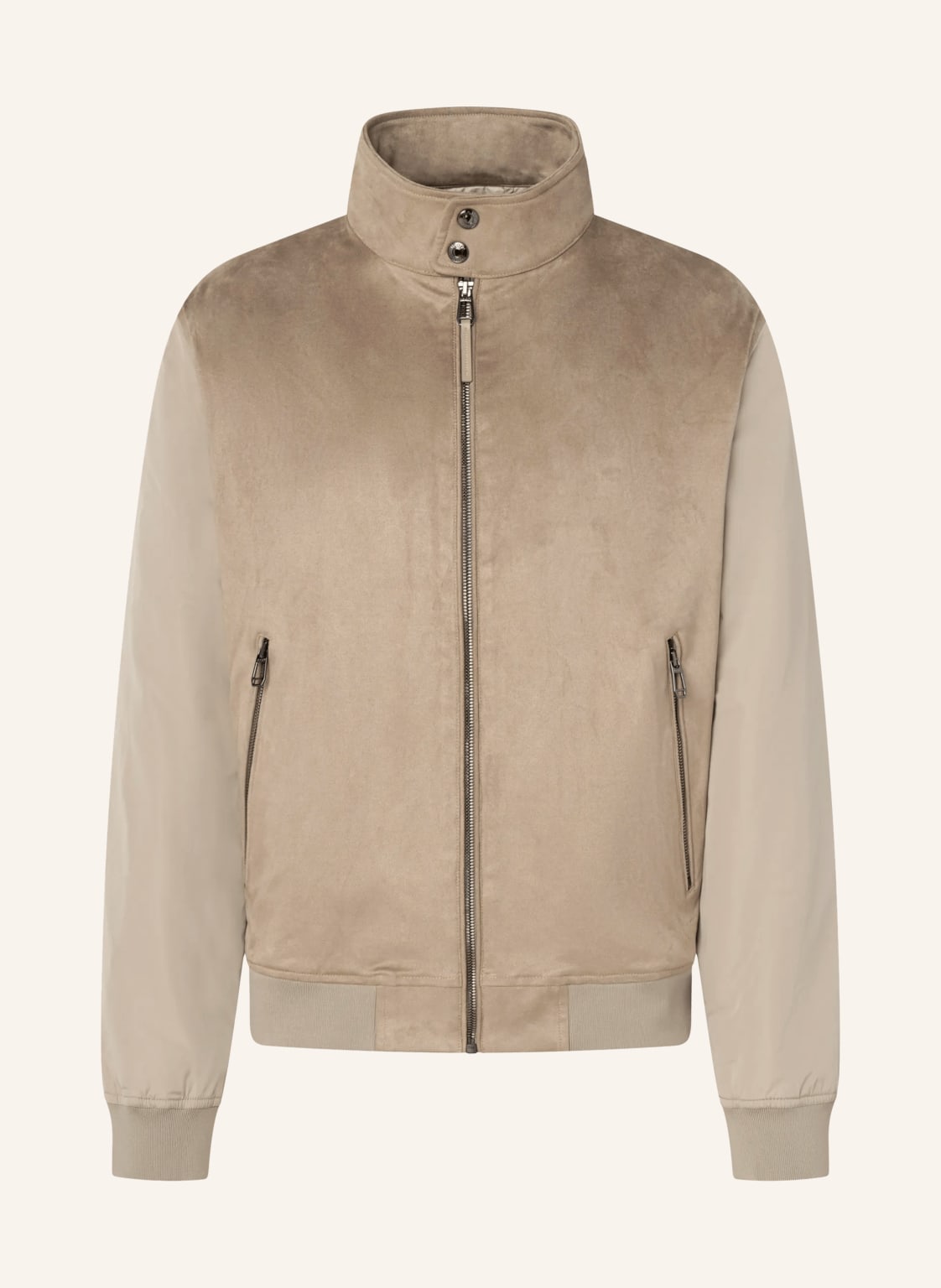 Joop! Bomberka Clunie Z Mieszanki Materiałów beige