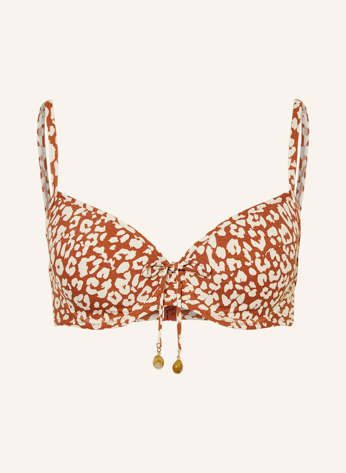 Lidea Biustonosz Bikini Na Ramiączkach Gilded Wild Z Błyszczącą Nicią rot