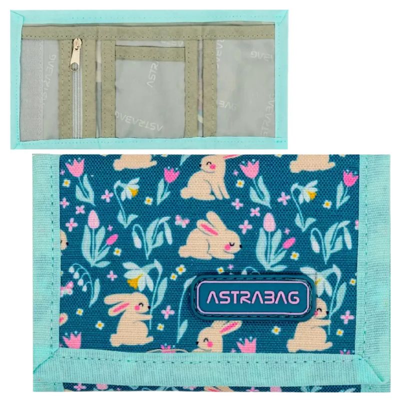 Astrabag Portfelik Dziecięcy Portfel Na Rzep Dla Dzieci Saszetka Candy Bunny