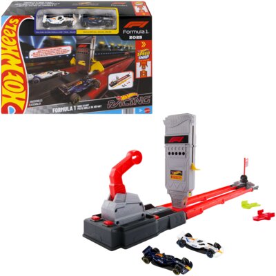 Tor Hot Wheels Racing Formuła 1 Szybki wyścig JNN35