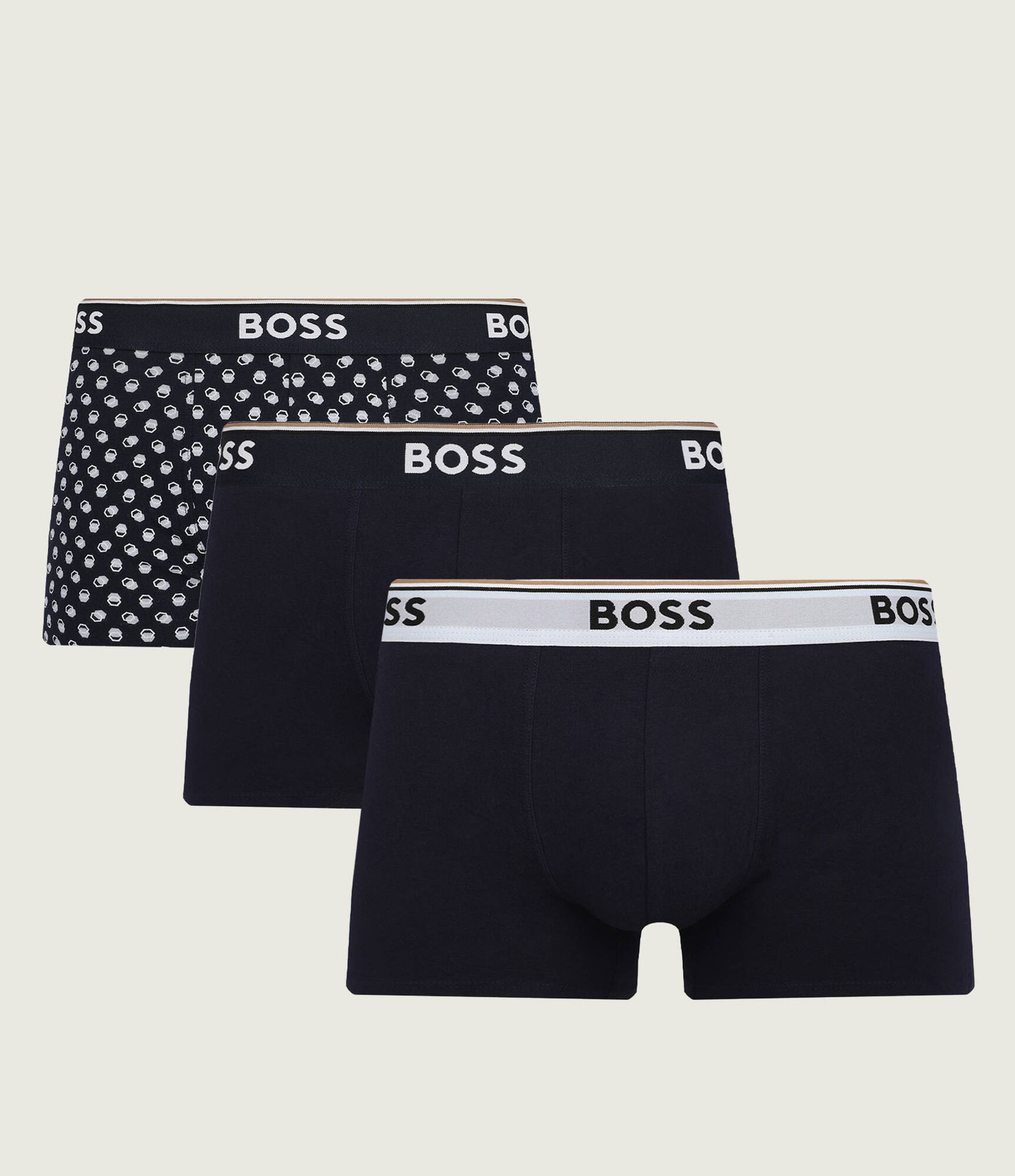 BOSS BLACK Bokserki 3-pack Power Des
