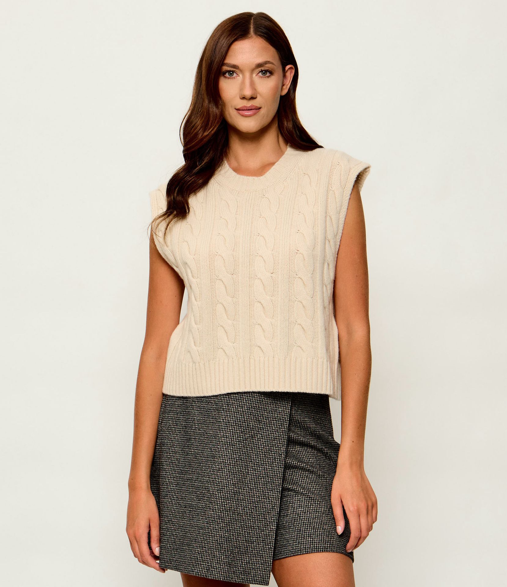 Weekend MaxMara Wełniana kamizelka Vkdclown Relaxed fit