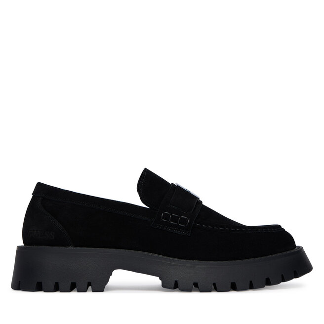 Loafersy Guess FMTZIA SUE14 Czarny