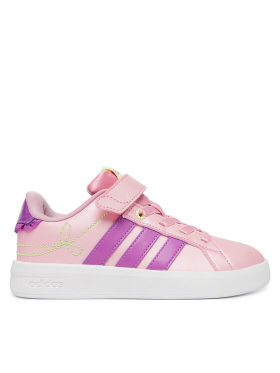 adidas Sneakersy Grand Court 3.0 Girls Shoes Children KI1755 Różowy