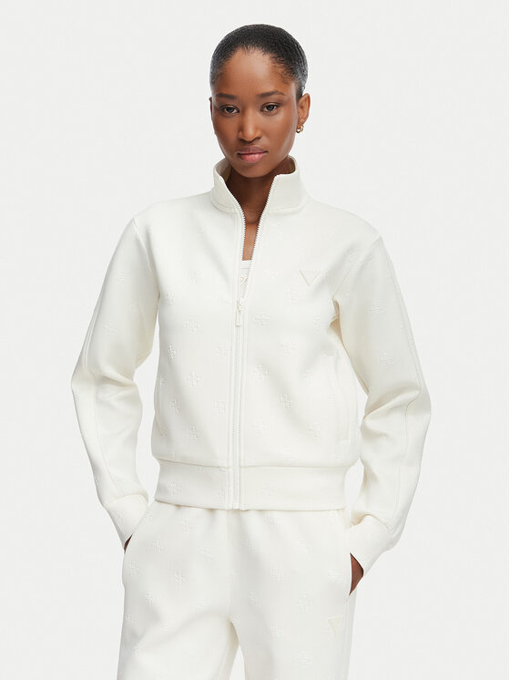 Guess Bluza V6YQ12 K4297 Kremowy Regular Fit