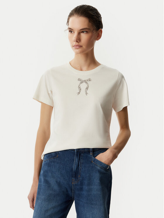 JOOP! T-Shirt Tamme 30103725 Biały Slim Fit