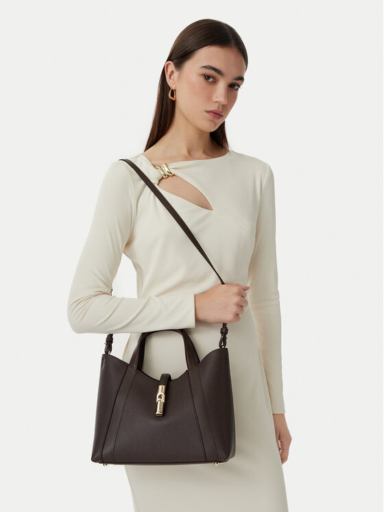 Furla Torebka Goccia S WB01789 BX3353 CN 2460S Brązowy ciemny