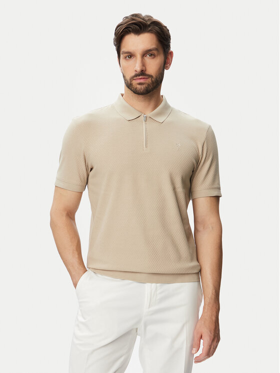 JOOP! Polo Jj-Tibaris 30103411 Beżowy Regular Fit
