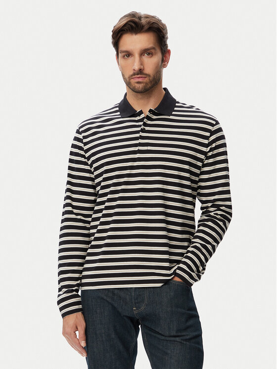 Jack & Jones Polo 12295163 Czarny Regular Fit