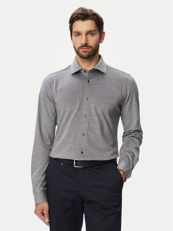 JOOP! Koszula Jsh-275Phil-Jk 30103980 Szary Regular Fit