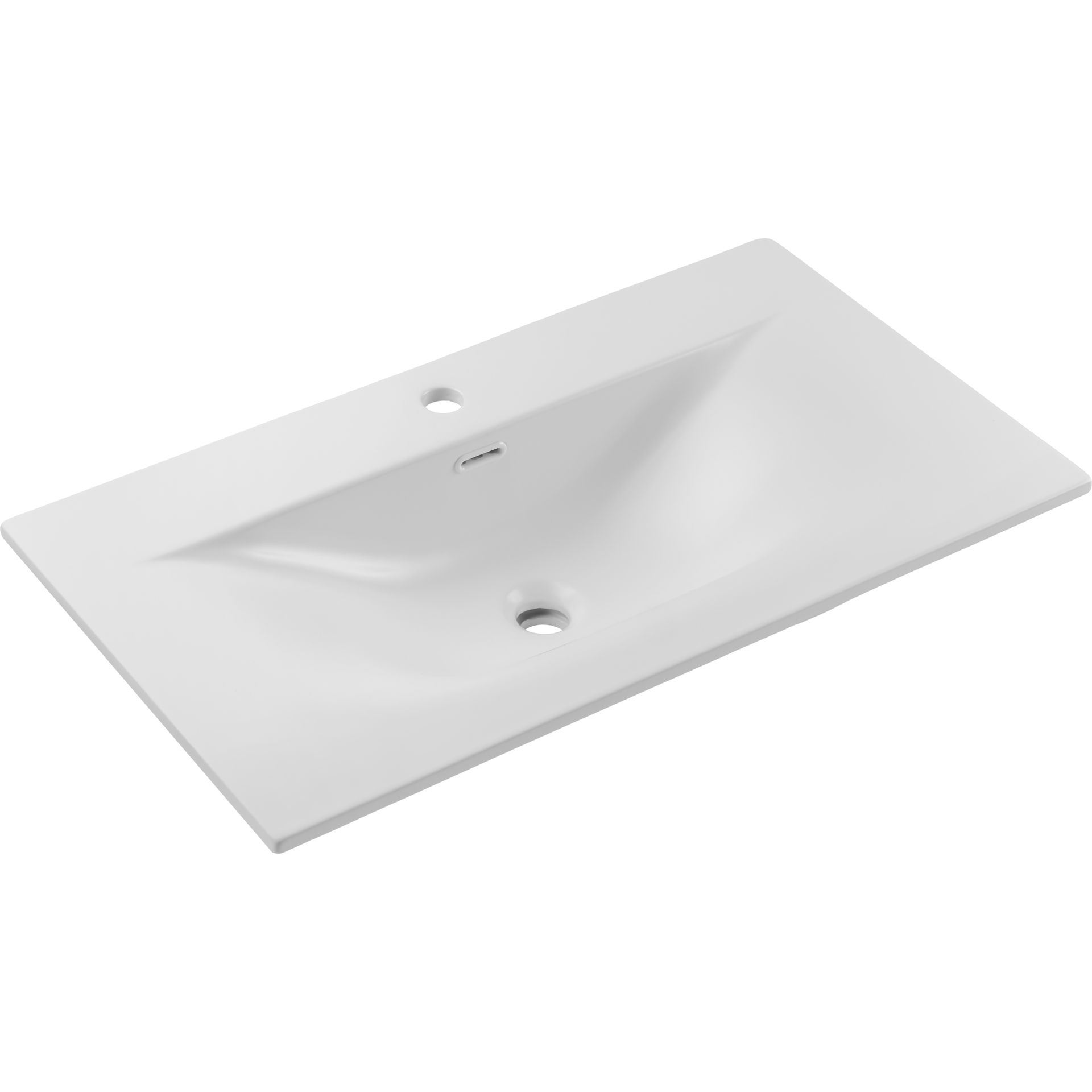 Umywalka meblowa Comad Sky 80x46 cm prostokątna biały mat
