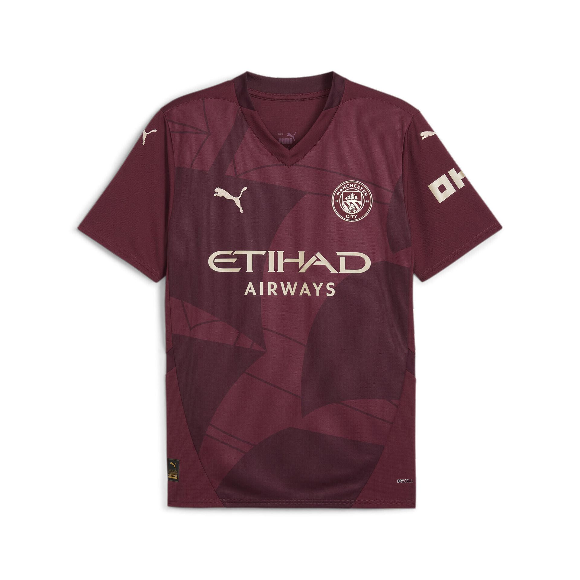 Męska trzecia koszulka Manchester City 24/25 PUMA Dark Jasper Red