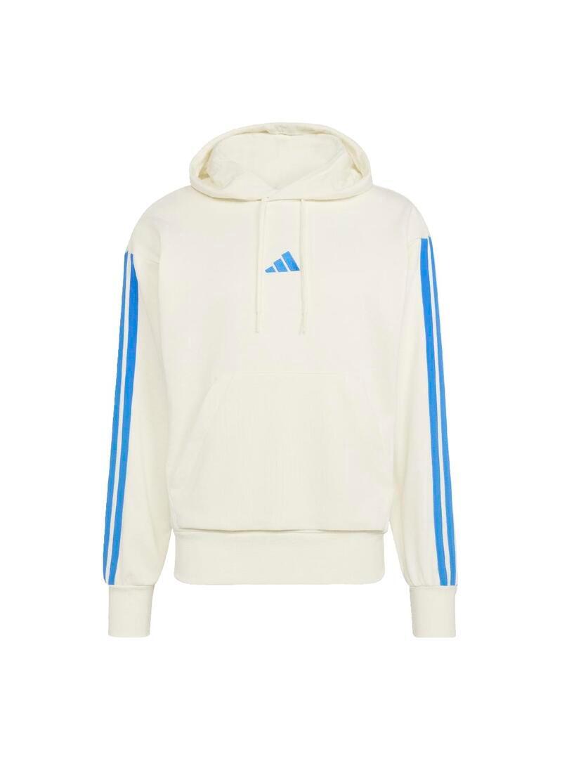 Bluza z kapturem Adidas M 3S FT HD KD4901 biała
