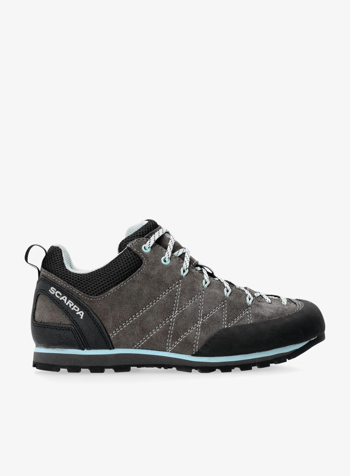 Buty podejściowe damskie Scarpa Crux - shark/blue radiance/gray