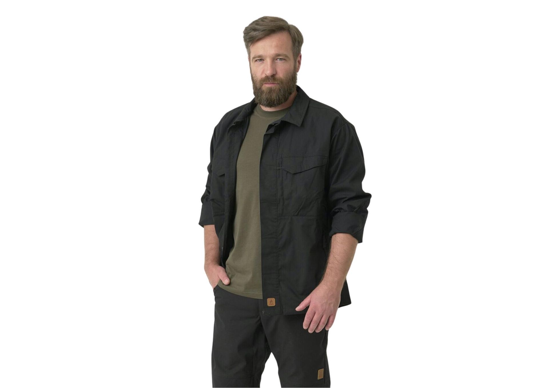 Helikon tex Koszula Woodsman - DuraCanvas - Czarny - M/Regular (KO-WDN-DC-01-B04) HE.KO-WDN-DC-01-B04