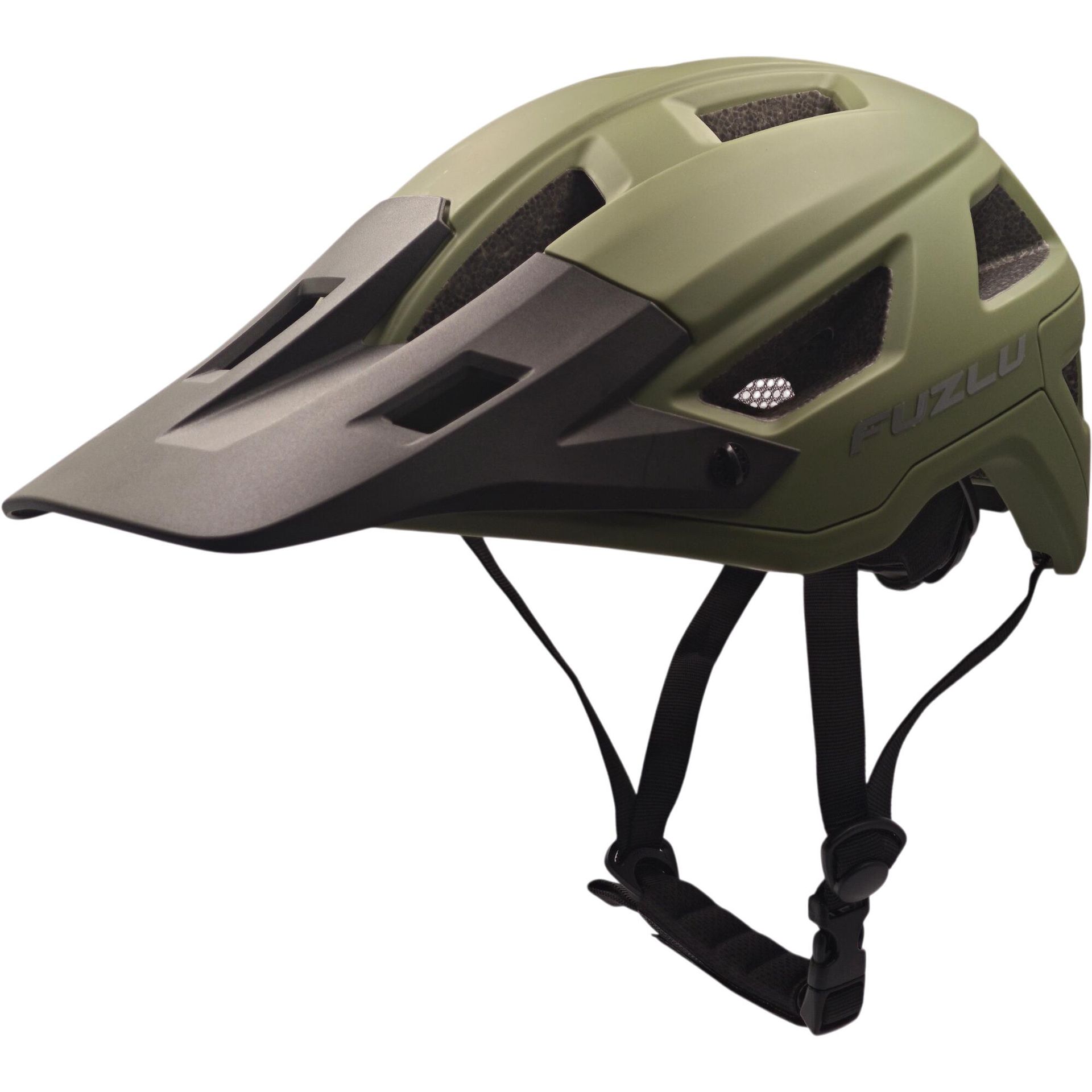 Kask rowerowy FUZLU Overtake ZL-B025 Matte Green rozm. L ( 59 - 61 CM )