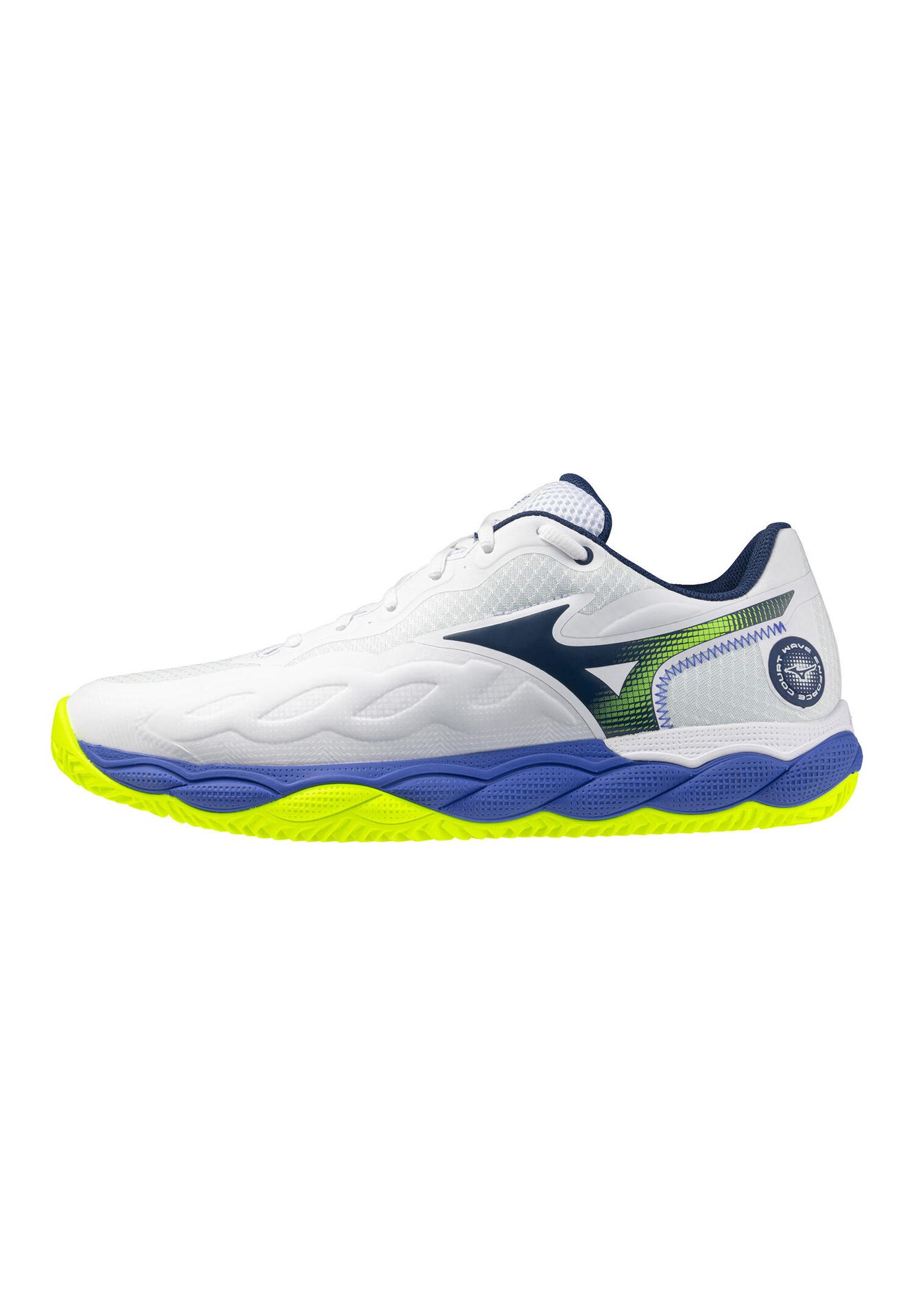 Męskie buty tenisowe Mizuno Wave Enforce Court Clay White/Dazzling Blue/Lightning EUR 43