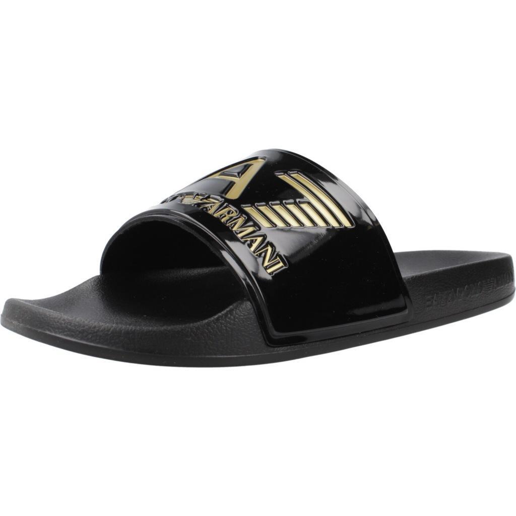Sandały EA7 BY EMPORIO ARMANI SCARPE BEACHWEAR Czarny