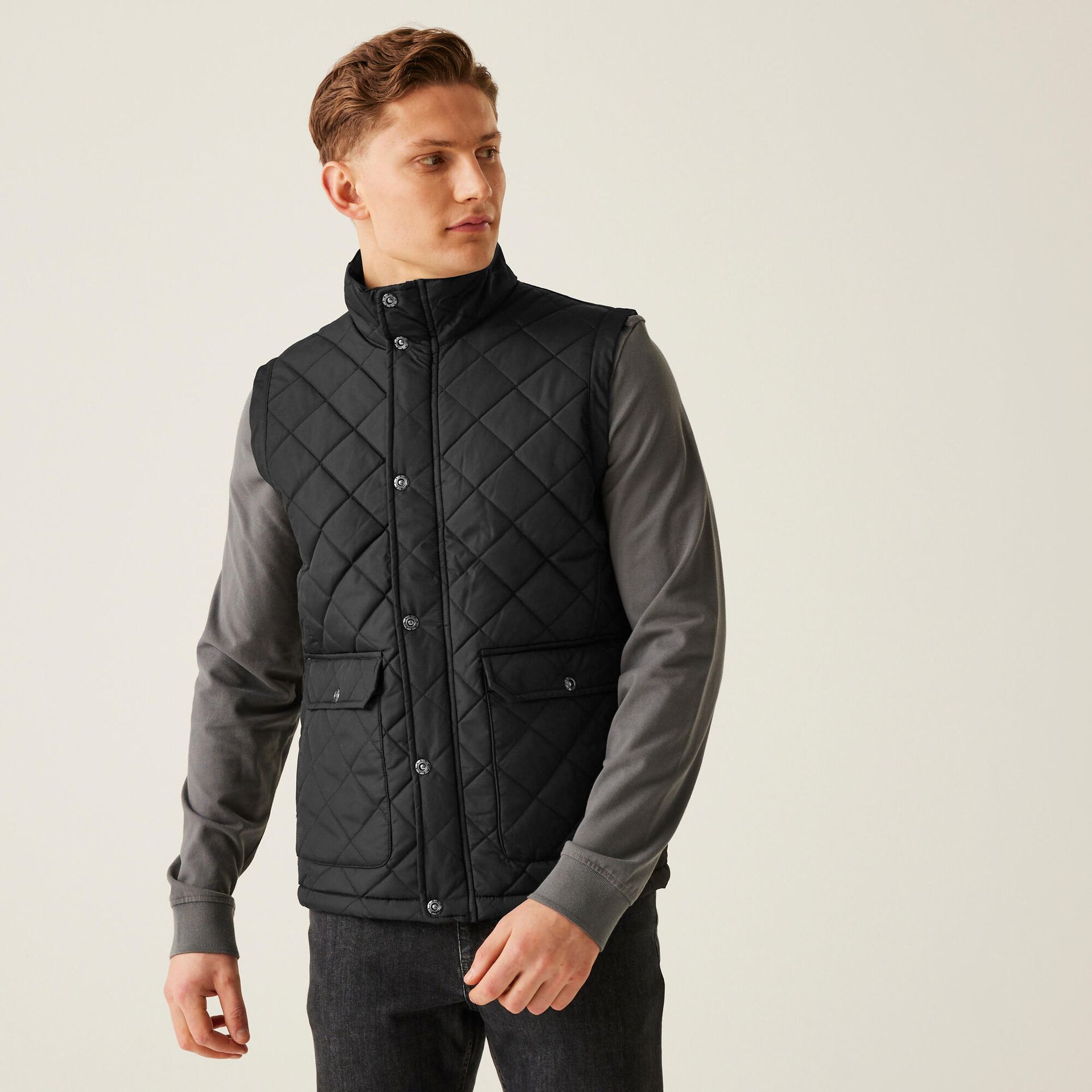 Regatta mężczyzn Tyler Bodywarmer/gilet -  watowana kurtka s czarny Rg077/Tra810