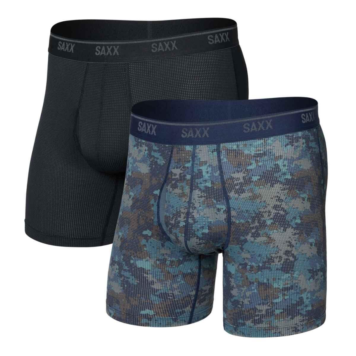 Bokserki - Quest Quick-Dry Mesh - 2-pack Matrix Camo/Czarny