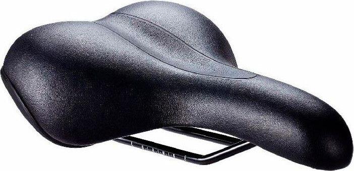 BBB BaseShape Relaxed BSD-56 Siodełko Mężczyźni, black 2021 Siodełka trekkingowe i ATB 2973135601