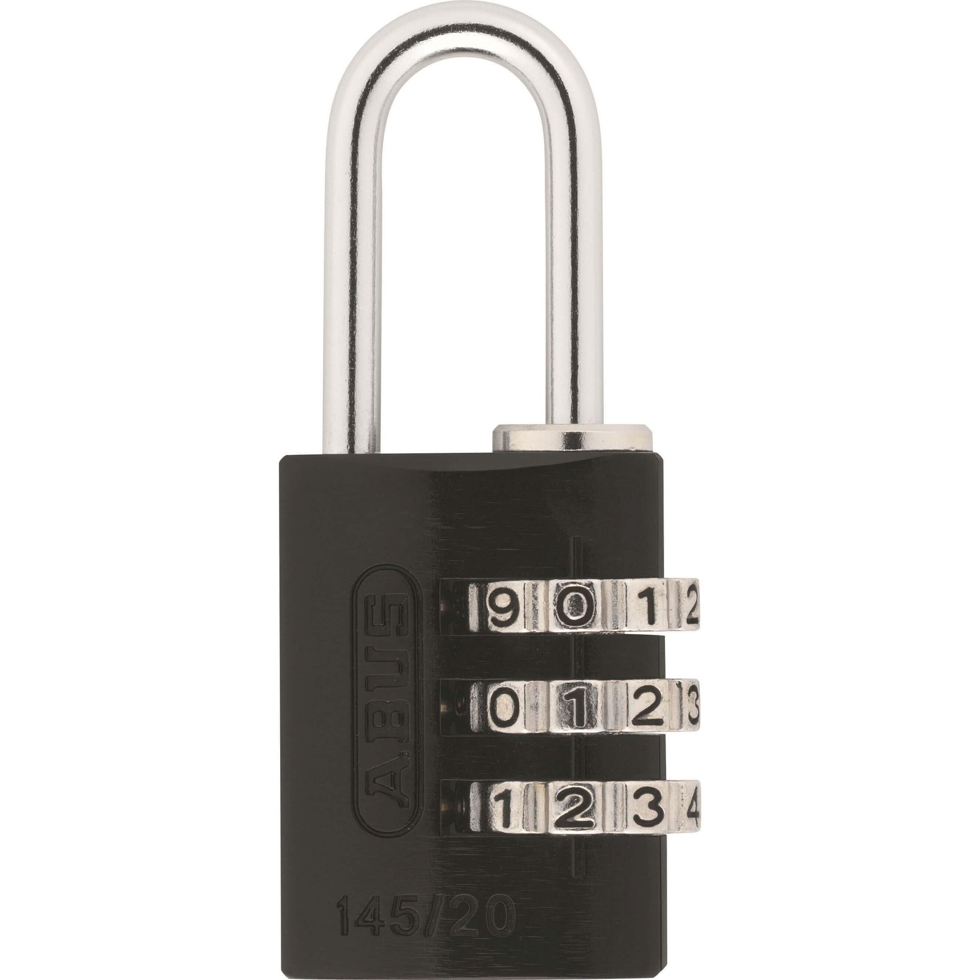 Abus ABUS  145/20 20 MM połączenie z aluminiowego kłódka 46568  Abu..., czarny