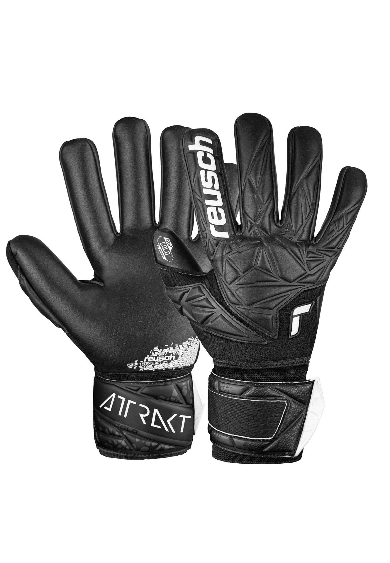 Rękawice bramkarskie Reusch Attrakt Gold NC Finger Support