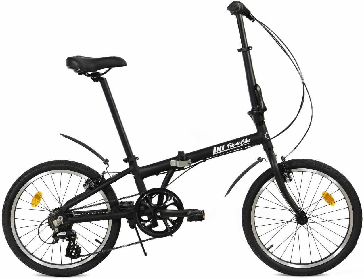 Składany rower FabricBike Alloy Frame Single Speed 3 kolory (Fully Matte Black 7 SPEED)